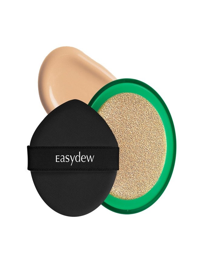 Easydew Mela B Toning Ampoule Cushion Refill - 2-in-1 Korean Skin Care & Face Beauty Makeup - Age-Defying Full Coverage Cushion Foundation with Niacinamide & Hyaluron-Vital C 0.45 oz (#21 Beige) - Image 1